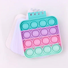 Kawaii Notebook Pop Its Notebook Silicone Pop Cover